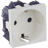 Niessen N2288BL Zenit Grounded Plug, White