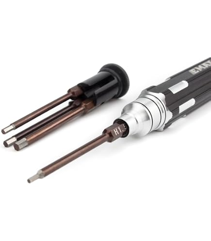 Kit Outils INJORA 6en1 Pour Voitures RC - Clés Allen Et Tournevis Pour SCX24, FCX24