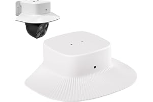 Lonnky Protezione antipioggia per fotocamera eufy SoloCam S340, resistente alle intemperie, protezione solare per fotocamera esterna, protegge da pioggia, raggi UV e abbagliamento, accessorio per