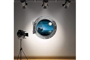 60 Second Makeover Limited Full Colour Pirate Ship Porthole Boys Wall Sticker Decal Kids Bedroom Decoration