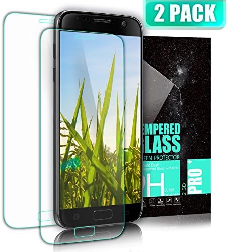 Kiomi Galaxy S7 Edge Screen Protector, [2 Pack] Galaxy S7 Edge Tempered Glass 3D Full Coverage Screen Protector, 9H Hardness, HD Ultra Clear, Scratch Resist, Anti-Fingerprint HD Protection Film