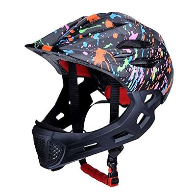 Ritapreaty Casque de sécurité pour Enfants Multi-Fonctions Sport Casque intégral avec pour Le Cyclisme et Taillights Patinage pour Tout-Petits et Les Jeunes 3-12 Ans Year Old Filles/garçons