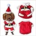 Produktbild Nikolauskostüm Weihnachtskostüm Hundekraboter mit Mütze, Katze, lustiges Krabbelkleid, Weihnachtsdekoration