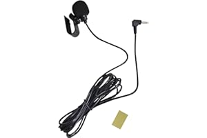 Huuimy Micrófono Externo Portátil de 3,5 mm Mic Ensamble para Coche para Bluetooth Radio