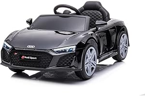 TECNOBIKE SHOP - VENDITA ACCESSORI GIOCATTOLI Auto Elettrica per Bambini Audi R8 Spyder 12V Ufficiale Audi Luci Suoni Mp3 con telecomando