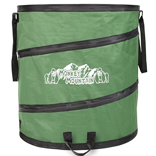 Monkey Mountain Popup Gartensack 80 Liter aus ultrastabilem, wasserdichten Oxford Polyester 600D mit robusten Tragegriffen - 7