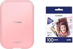Canon Zoemini 2 Mini Fotodrucker mobil tragbar unterwegs Hosentasche & ZP-2030 Original Zi