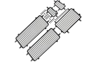 GPM Racing Metal Stereoscopic Side + Rear Window Net for Traxxas 1:18 TRX4M Land Rover Defender 97054-1 Upgrades - Black