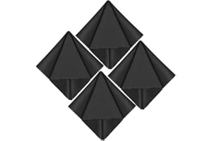 GRUTTI 4x panni di pulizia in microfibra 40x40 cm - per schermi LCD, lenti, tablet, notebook, occhiali, telefono cellulare, TV, e altre superfici delicate