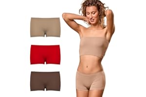 FOCENZA Shorty Boxer Donna in Morbida Microfibra Elasticizzata, Short Donna Confortevole ed Elastico, Multipack da 3 Pezzi in Vari Colori, Made in Italy