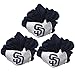 Produktbild (Pack of 3) MLB Damen / Girls San Diego Padres Haarschmuck / elastische Haar Scrunchie & Miniaturen - Dunkel Blau