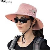 Valkyrie Outdoor G&uuml;neş Şapkası Unisex Kamp Trekking Safari Balık&ccedil;ı Şapkası UV Koruma Pembe