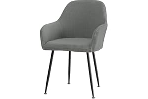 RTSFKFS 2/4/6 Pezzi Copripoltrona Elasticizzato Ufficio Coprisedia con Braccioli Fodera Poltroncina Sala Pranzo Jacquard Casa e Cucina Soggiorno Impermeabile Copertura Sedia da Scrivania ( Color : #32 , Size