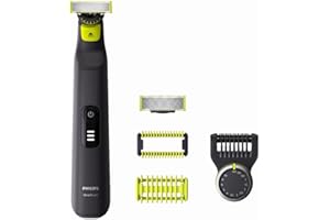 Philips OneBlade Pro 360 - regolabarba elettrico, rasoio e rifinitore corpo, 1 lama 360, 1 pettine altezza 14, 1 kit corpo