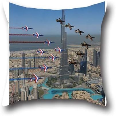 Elec Radio Aircraft Throw Pillow Case, Cotton Square Satin Solid Covers 18*18