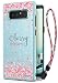 Produktbild Ringke Slim [Frühling Kirschblüten Edition] Kompatibel mit Galaxy Note 8 Hülle Solide Präzise Kontur Superior Slender Case Sakura Blütenblatt Leicht Handyhülle Cover mit Handschlaufe - Sky Blue