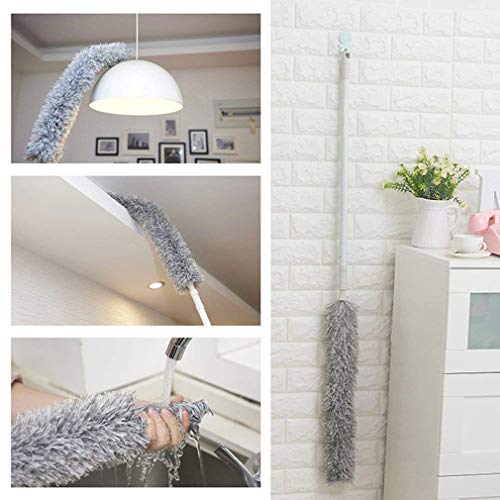 Queta Staubwedel Duster mit antistatischen Mikrofasern Gegen Staub, Mikrofasern Staubwischer Staubbesen Skalierbar Biegsam, Ideal für Decke, Deckenventilator, Möbel, Blind, Autos, Haus usw. Queta Staubwedel Duster mit antistatischen Mikrofasern Gegen Staub, Mikrofasern Staubwischer Staubbesen Skalierbar Biegsam, Ideal für Decke, Deckenventilator, Möbel, Blind, Autos, Haus usw.