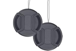 Objektivdeckel zum Aufstecken, 39 mm, für Leica Summicron-M 35 mm f/2 ASPH, Elmarit-M 28 mm f/2.8 ASPH, Fire Rock 39 mm Center-Pinched Objektiv für Fujinon 60 mm XF f/2.4 R Macro - 2 Stück