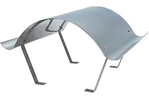 Oromis Edelstahl Schornsteinabdeckung Napoleon 0, 6 mm Kaminabdeckung zur Vermeidung von Leckagen im Schornstein Regenhaube Verlängerung seiner Lebensdauer (67 x 97 cm (29 x 76))