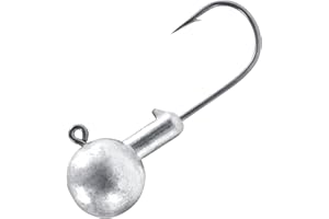 Alwonder 10 STK Têtes de Jig Hameçons Plombée | Hameçons Renforcés pour Leurres Souples | pour Bar et Truite en Eau Douce/Eau Salée | 7 Poids Différents Inclus