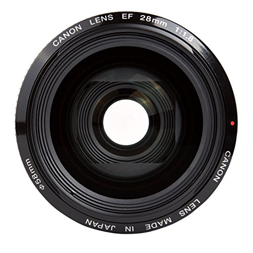 Canon 28mm f/1.8 USM - Objetivo para Canon (Distancia Focal Fija 28mm, Apertura f/1.8-22, diámetro: 58mm) Negro
