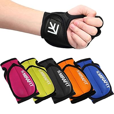 Mirafit Gants Lestés En Néoprène Pour Les Séances D'entraînement Pour Femmes - Choix De Taille Et De Couleur