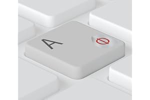 ‎KEYSTICKERS Keystickers® | 5x6mm - Russische universelle Aufkleber für PC,- Laptop, & MacBook Tastaturen, Farbe ROT | русские наклейки на клавиатуру | Russian Keyboard Stickers