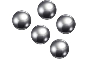 QUARKZMAN 16mm Rodamiento Bolas x 5uds Cromo Acero para Deslizantes Rieles, [G10 Precisión]