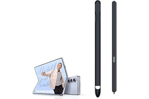 BaiFu Remplacement du Stylet S Pen pour Galaxy Z Fold 6, Stylet d'entrée pour Fold6/Fold4/Fold3, Galaxy Z Fold5 S-Pen Fold Edition + Emplacement pour Stylet S Pen-Black