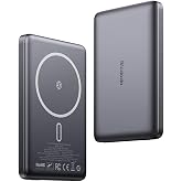 Mcdodo MC-4651 10000mAh 20W Metal Ultra İnce Manyetik Kablosuz Powerbank - Siyah