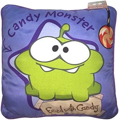 Cut the Rope Plush Cushion: Om Nom Candy Monster (Blue)