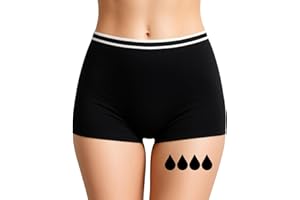 NOBLOOD Culotte Menstruelle Super Absorbante 10 ans/4XL en Coton Organique | Lavable | Culotte de Règles Flux abondant | Shorty menstruel | Taille Haute | Boxer menstruel | Ado Femme Fille