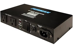 Furman AC-215A Compact Power Conditioner with Auto-Resetting Voltage Protection - Black