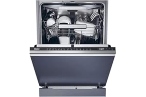 Haier I-PRO SHINE SERIE 6 TALL/XUT 6C3TB3B / Unterbau Geschirrspüler 60 cm / 16 Maßgedecke/Inverter Motor/Wi-Fi Connected dank hOn App/Höhenverstellbarer Oberkorb mit Easy-Click/Aqua Stop