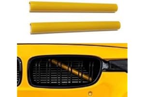 GOINGFAST Front Grill V Streben Zierleisten Streifen Kühlergrilleinsätze Gelb passend für F20 F21 F22 F23 F30 F31 F32 F33 F34 F36 G11 G12 G14 G30 G31