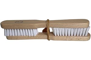Corium, Schuhbürste aus Holz, einfache Reinigung, mit synthetischen Borsten, Doppelpack