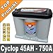 Produktbild Spiral 45Ah 750A AGM GEL Mover Solar Boots Batterie Car HiFi kompatibel Optima Starterbatterie
