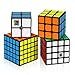 Price comparison product image Aiduy Speed Cube Set, Magic Cube Set of 2x2x2 3x3x3 4x4x4 5x5x5 Speed Cube Vivid Color Sticker, Puzzle Cube with Gift Box Great Gift for Kids