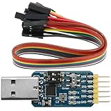Hailege CP2102 USB to TTL UART 232 485 Port Mutual Convert Adapter USB Serial Port Adapter 6 in One Multi-Functional USB Seri