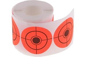 B Blesiya Rouleau 250Pcs Cible en Papier 2'' Autocollants Cible Tir de l'arc