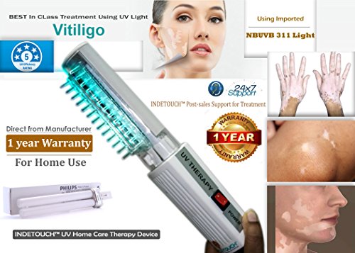 INDETOUCH® Phototherapy Narrowband UVB Device ; Treatment For Psoriasis, Vitiligo, Eczema, Dandruff/Full Set (Using PHILIPS NBUVB Light 311nm) RS.8990.00