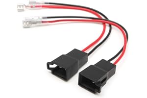 1 paire d'adaptateurs de câble de haut-parleur pour Vauxhall/Renault/Volkswagen/Nissan/Audi 1 paire 15 cm