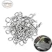 Produktbild XUNJIAJIE 100pcs RC Car Body Clips R-Clips Stainless Steel for 1/10th RC Vehicles Car Truck Crawler Buggy HSP
