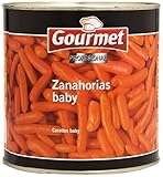 Gourmet Zanahorias Baby. Peso Neto 2.5kg (Peso escurrido 1.55kg)