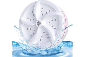 SKJJL Mini Machine à Laver, Machine a Laver Portable, Machine à Laver Portable Mini turbo à Ultrasons, Lave Linge Portable à Turbine pour sous-vêtements, Chaussettes, Camping, dortoirs, Camping-Cars