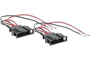 JUST SOUND BEST CHOICE FOR CARAUDIO Adapter głośnikowy (zestaw 2 szt.) na DIN kompatybilny z Golf 4 5 6 7 Beetle EOS Passat Polo UP Fox & Seat Ibiza Toledo Arosa Leon Altea Mii & Skoda Octavia Roomster Superb Yeti Citigo Fabia