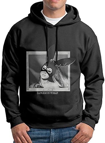 Ariana Grande Dangerous Woman College Pullover Men Black -  Black - 