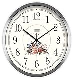 Sucastle® 12 in Metall DIY 3D Wanduhren Modern Design Acryl Wanduhren Wandtattoo Dekoration fürs Wohnzimmer Kinderzimmer Nostalgie Wanduhr ohne Tickgeräusche Wanduhr Europäische Vintage Handarbeit 3D Dekorative Zahnrad aus Holz