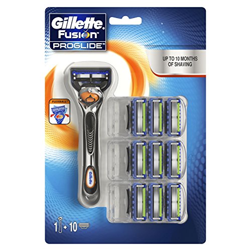 Gillette ProGlide Rasierklingen (Plus Flexball Rasierer), 9 Stück