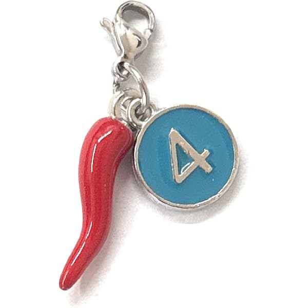 Porte-clés Scaramantico Napoli – Cœur Acier Inoxydable Avec Corne Rouge, Gravure « Naples Nel Cuore », Cadeau Symbolique